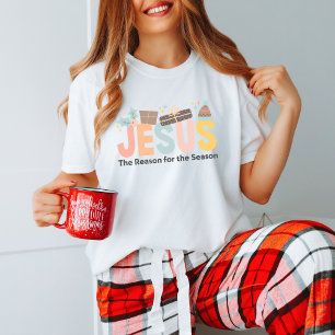 Camiseta Jesús La razón de la temporada con fe en Dios