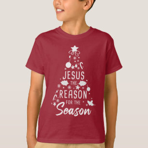 Camiseta Jesús La Razón De La Temporada - Fe De Los Navidad