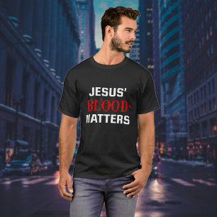 Camiseta Jesús la sangre importa la Biblia Verse cristiano