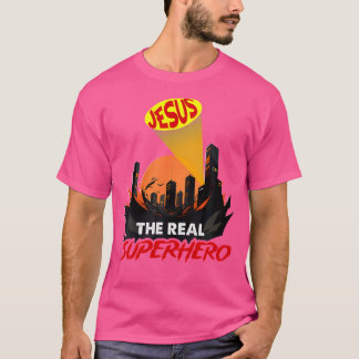 Camiseta Jesús La Verdadera Noche De Señal De Bat Superhéro