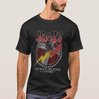 Camiseta Jesús Las Rocas Sobre Las Que Yo Me Pongo La Bibli