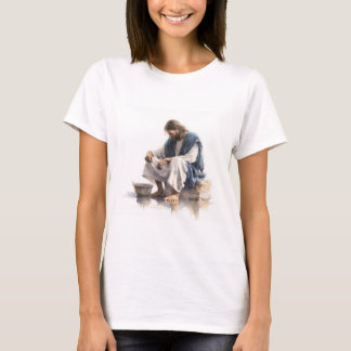 Camiseta Jesús Lavó Los Pies De Sus Discípulos