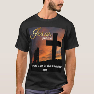 Camiseta Jesús le pagó a todo el oscuro T-Shirt