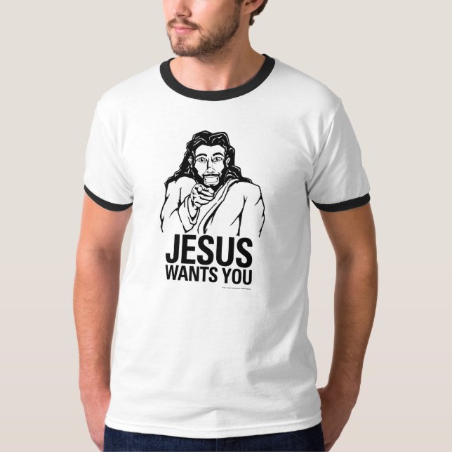 Camiseta Jesús le quiere (Anverso)
