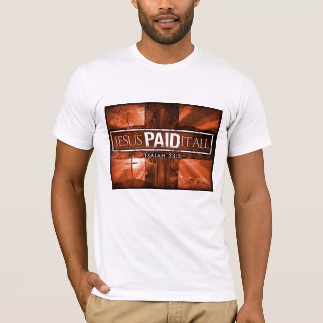 Camiseta Jesús lo pagó todo (Anverso)