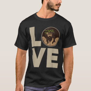 Camiseta Jesus Love  Crucified Jesus Christian 