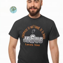 Camiseta Jesus loves you, faith inspiration design idea 