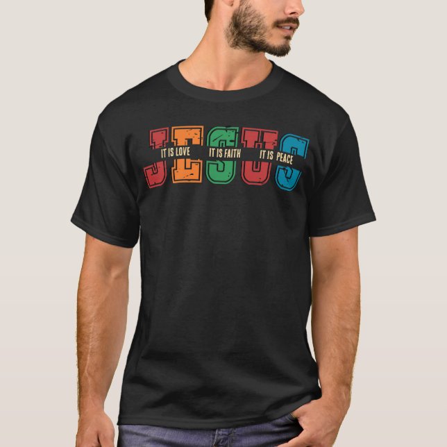 Camiseta Jesus Loves You The Motivational Bible / Christian (Anverso)