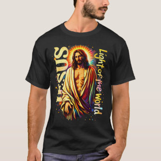Camiseta Jesús Luz Del Mundo Fe Cristiana