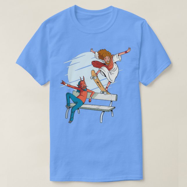 Camiseta Jesús Malvado Jesús Y El Mal Travelo (Diseño del anverso)