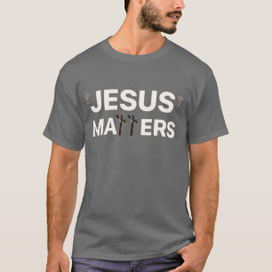 Camiseta jesus matters cruz de madera