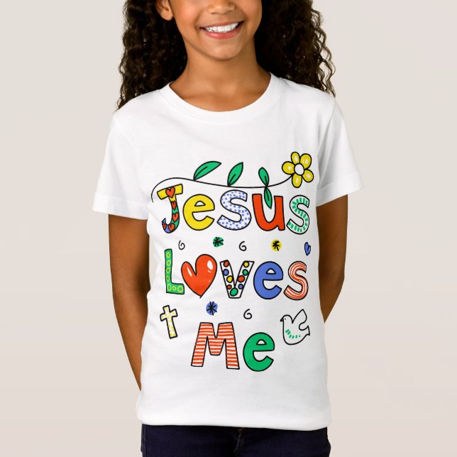 Camiseta Jesús me ama (Anverso)