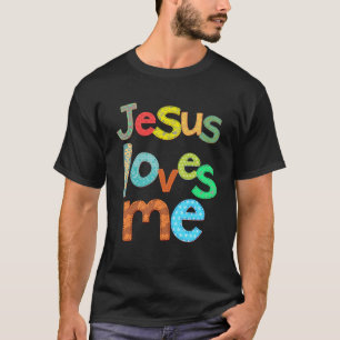 Camiseta Jesús me ama a Dios Religioso para las mujeres Chi