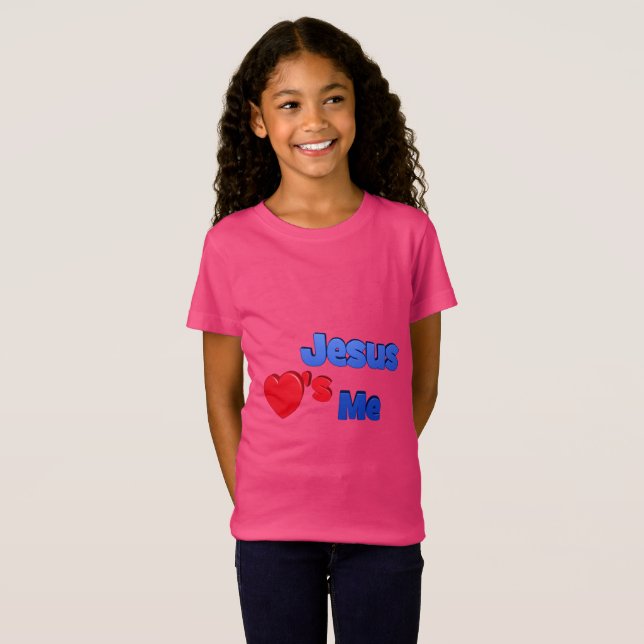 Camiseta Jesús me ama a los niños (Anverso completo)