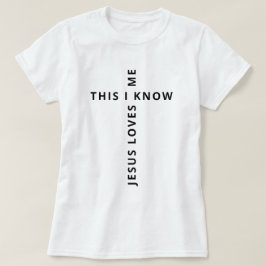 Camiseta Jesús Me Ama El Blanco