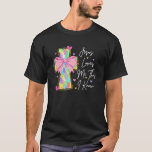 Camiseta Jesús Me Ama Esto Lo Conozco Cepillo Cruce De Estr
