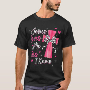 Camiseta Jesús me ama esto lo sé Dios Religioso Cristiano