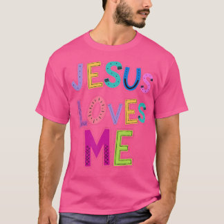 Camiseta Jesús Me Ama Religiosa Iglesia Católica Cristiana