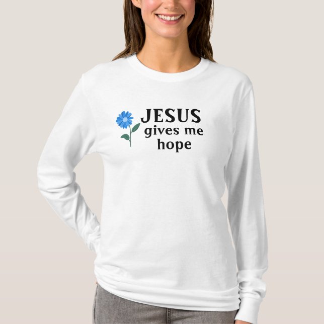Camiseta Jesús me da esperanza (Anverso)