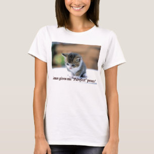 Camiseta Jesús me da la paz de Purrfect (con el gatito)