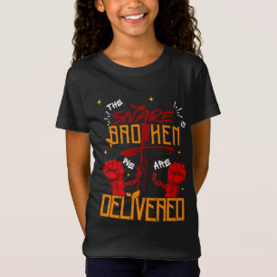 Camiseta Jesús Me Liberó Creyente Espiritual Cristiana Chic
