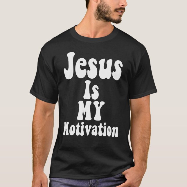 Camiseta Jesús Motivacional Para Los Cristianos Pastores Ig (Anverso)