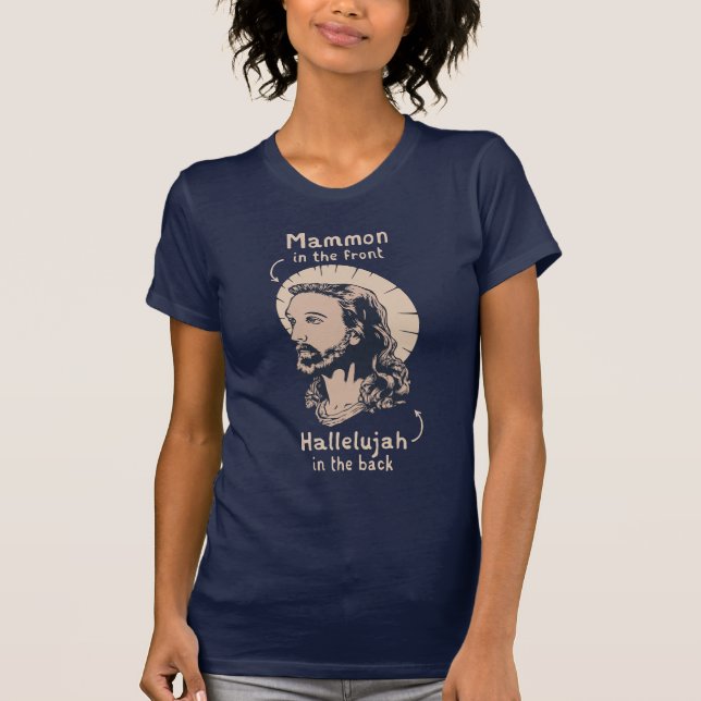 Camiseta Jesus Mullet (Anverso)