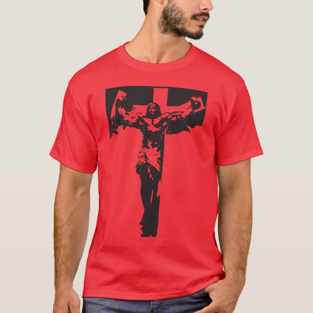 Camiseta Jesús Muscular (Anverso)