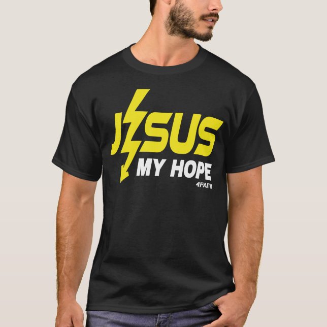 Camiseta Jesus my Hope, Christian Faith (Anverso)
