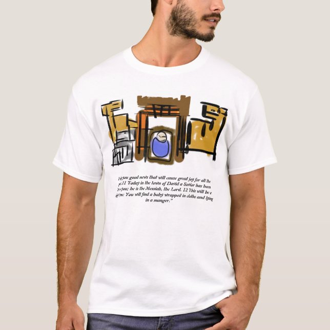 Camiseta Jesús nació (Anverso)