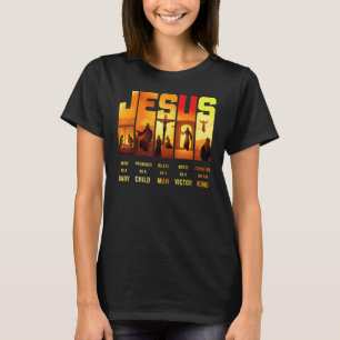 Camiseta Jesús Nació Como Un Bebé Predicado Como Un Niño Cr