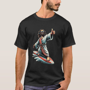 Camiseta Jesús navegando en el agua lanza divertidos bailes