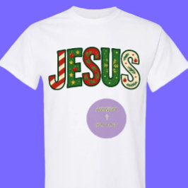 Camiseta JESÚS - Navidad - Cristiano