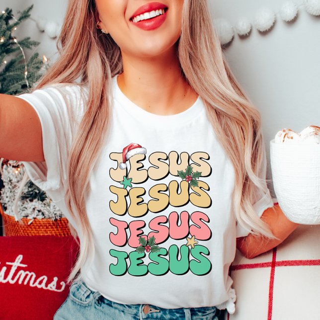 Camiseta Jesús Navidades T-Shirt Colorful (Subido por el creador)
