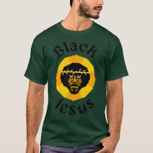 Camiseta Jesús negro