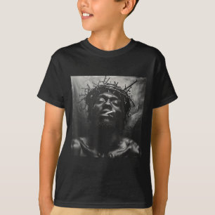 Camiseta Jesús Negro Fuma, Cristianismo, Iglesia, Cristo, 