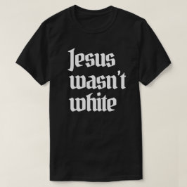 Camiseta Jesús no era pegatina redondo clásico blanco