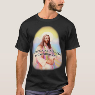 Camiseta Jesús no haría Coca Cola en el baño