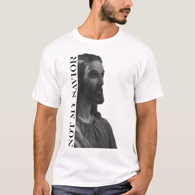 Camiseta Jesús: no mi salvador (Anverso)