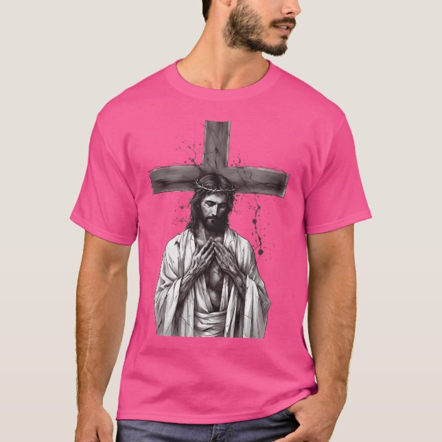 Camiseta Jesús Nos Enseña Amor (Anverso)