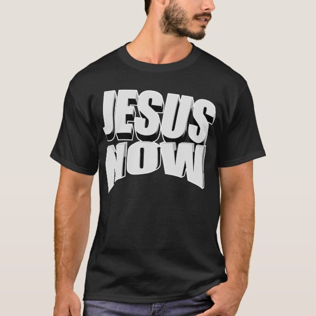 Camiseta Jesus Now 3Dc (Anverso)