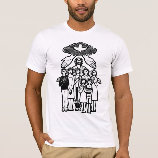 Camiseta Jesús, nuestro salvador (Anverso)