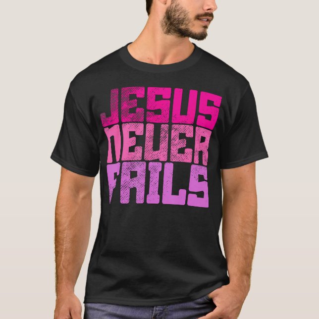 Camiseta Jesús Nunca (Anverso)