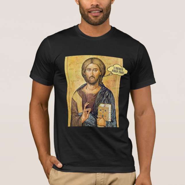 Camiseta Jesús "NUNCA DIJE QUE" Favorable-Amor del nuevo (Anverso)