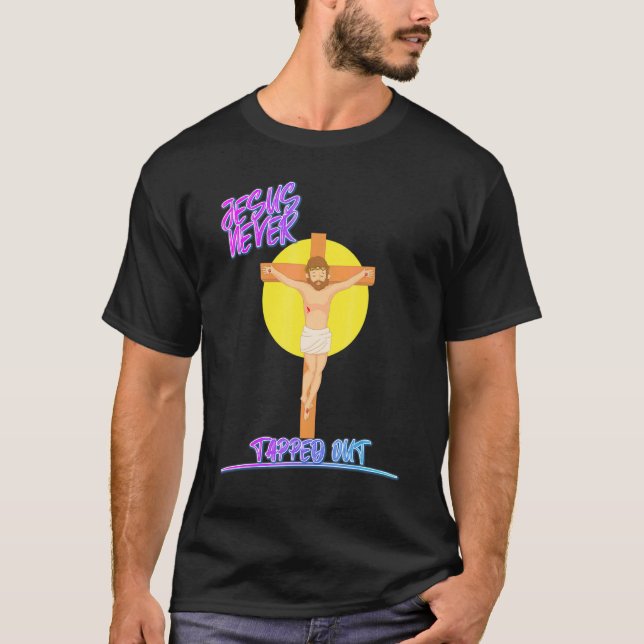 Camiseta Jesús Nunca Expuso Humor Gráfico (Anverso)