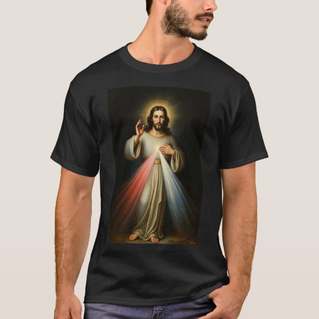 Camiseta Jesus of the Divine Mercy Men's Tee Shirt (Anverso)