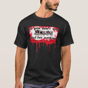 Camiseta Jesús Pecado #5 Herejía Verdadera Cabeza de Metal