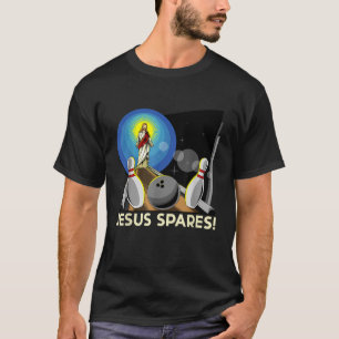 Camiseta Jesús perdona el divertido boliche cristiano