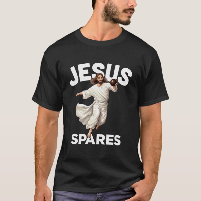 Camiseta Jesús perdona el divertido boquete cristiano de Cr (Anverso)