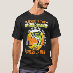 Camiseta Jesús Pescador De Hombres Versículo De La Biblia P